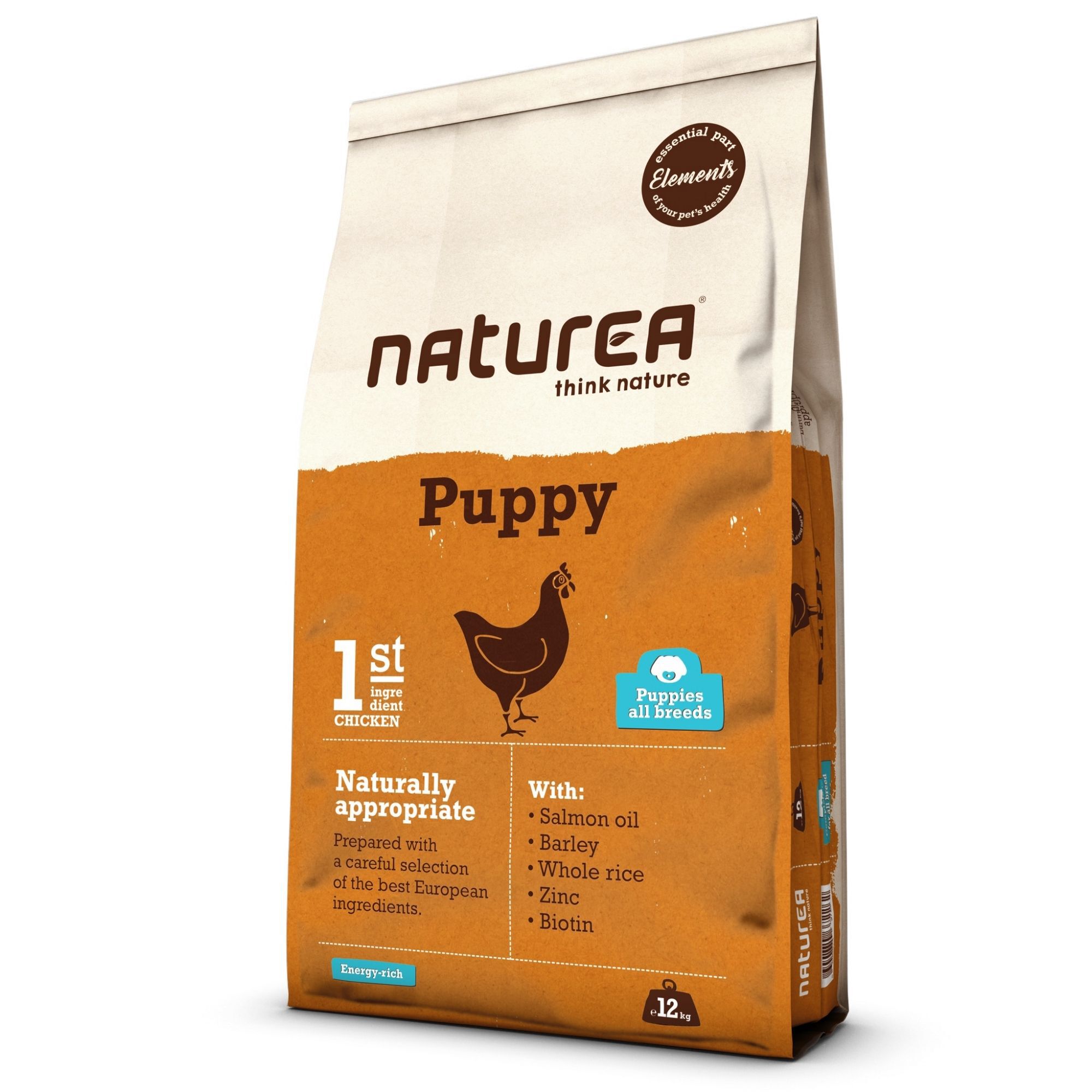 RA&Ccedil;&Atilde;O C&Atilde;O NATUREA ELEMENTS J&Uacute;NIOR FRANGO 12KG image number 0