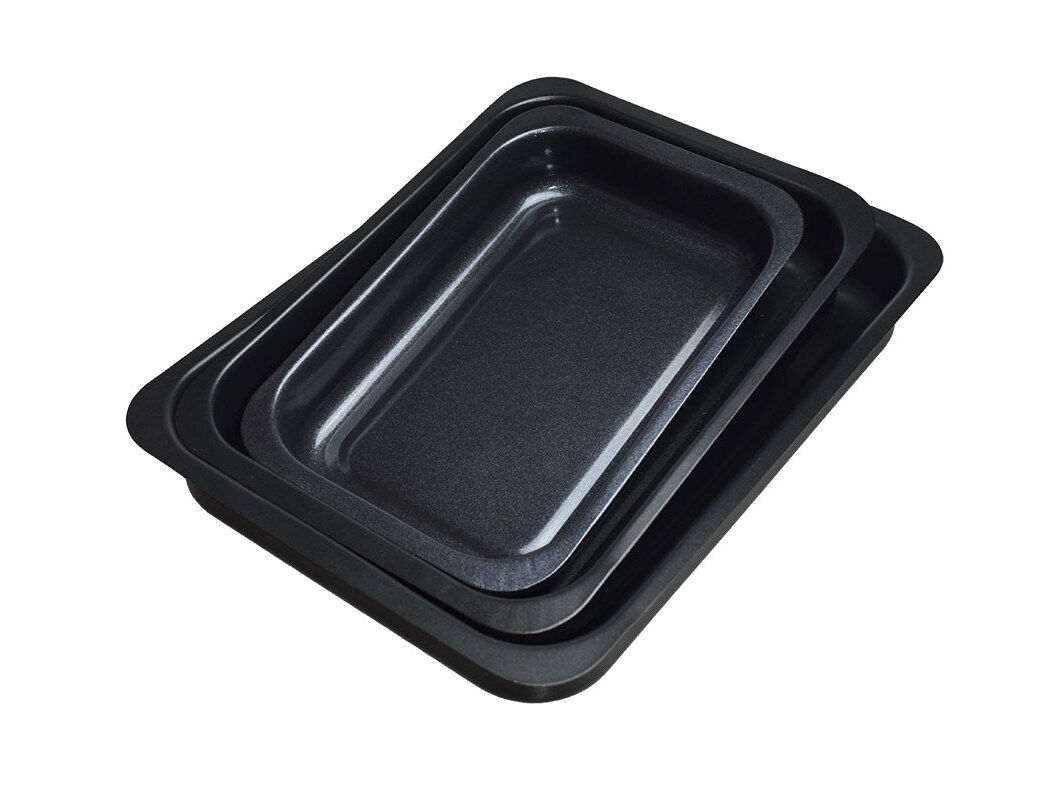 Conjunto De 3 Tabuleiros Bioflon 25+30+35cm | Auchan