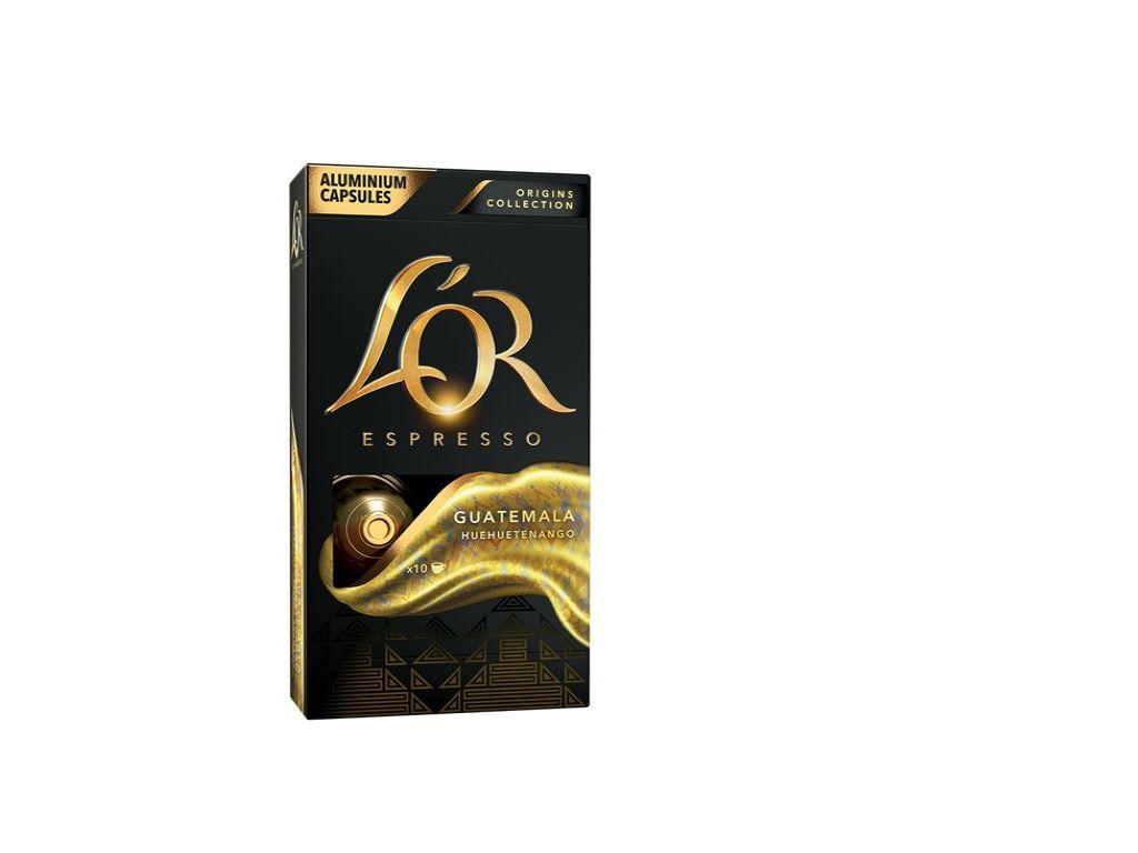 C&Aacute;PSULAS L'OR ESPRESSO COMPAT&Iacute;VEL NESPRESSO CAF&Eacute; GUATEMALA 10UN image number 0