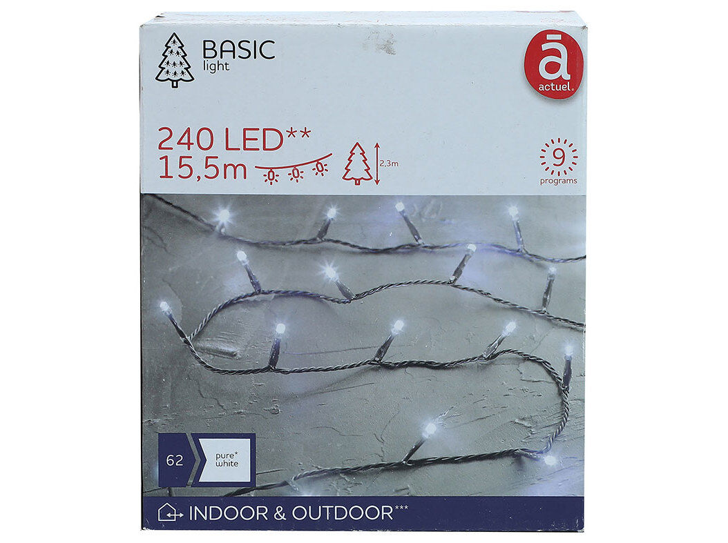 LUZES BRANCAS ACTUEL EXTERIOR 240LED image number 1