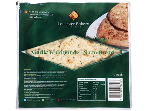 PÃO NAN GARLIC & COMPANY LEICESTER BAKERY IN ONE PACK 4UN image number 0