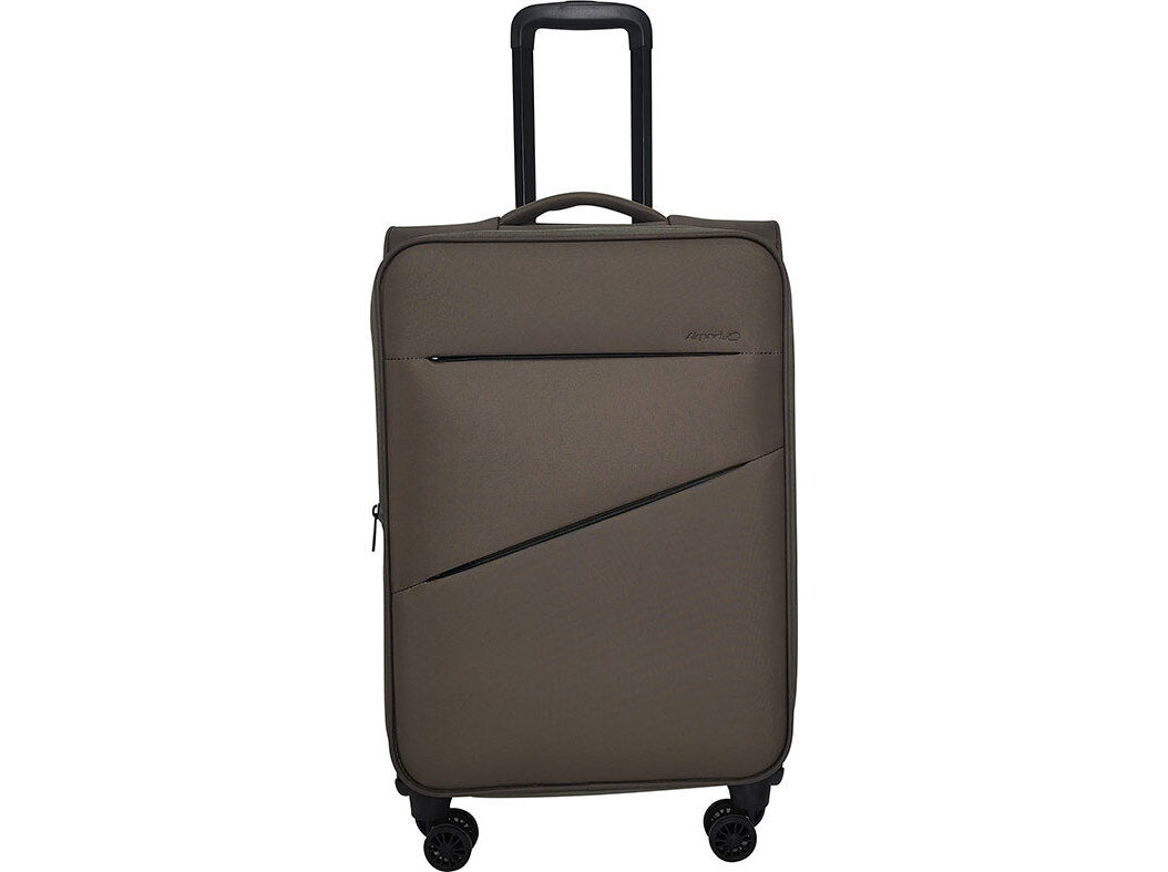 MALA DE VIAGEM FLEX&Iacute;VEL AIRPORT KAKI 8 RODAS 45X67X26CM image number 0