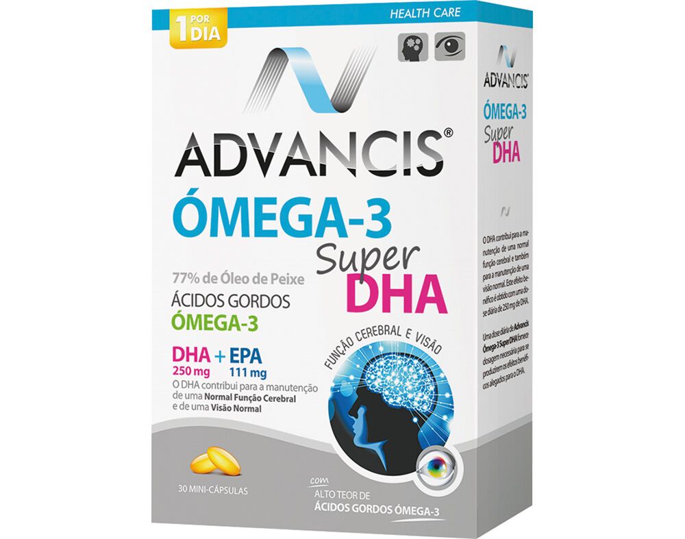 SUPLEMENTO ADVANCIS OMEGA 3 SUPER DHA 30 CAPSULAS image number 0