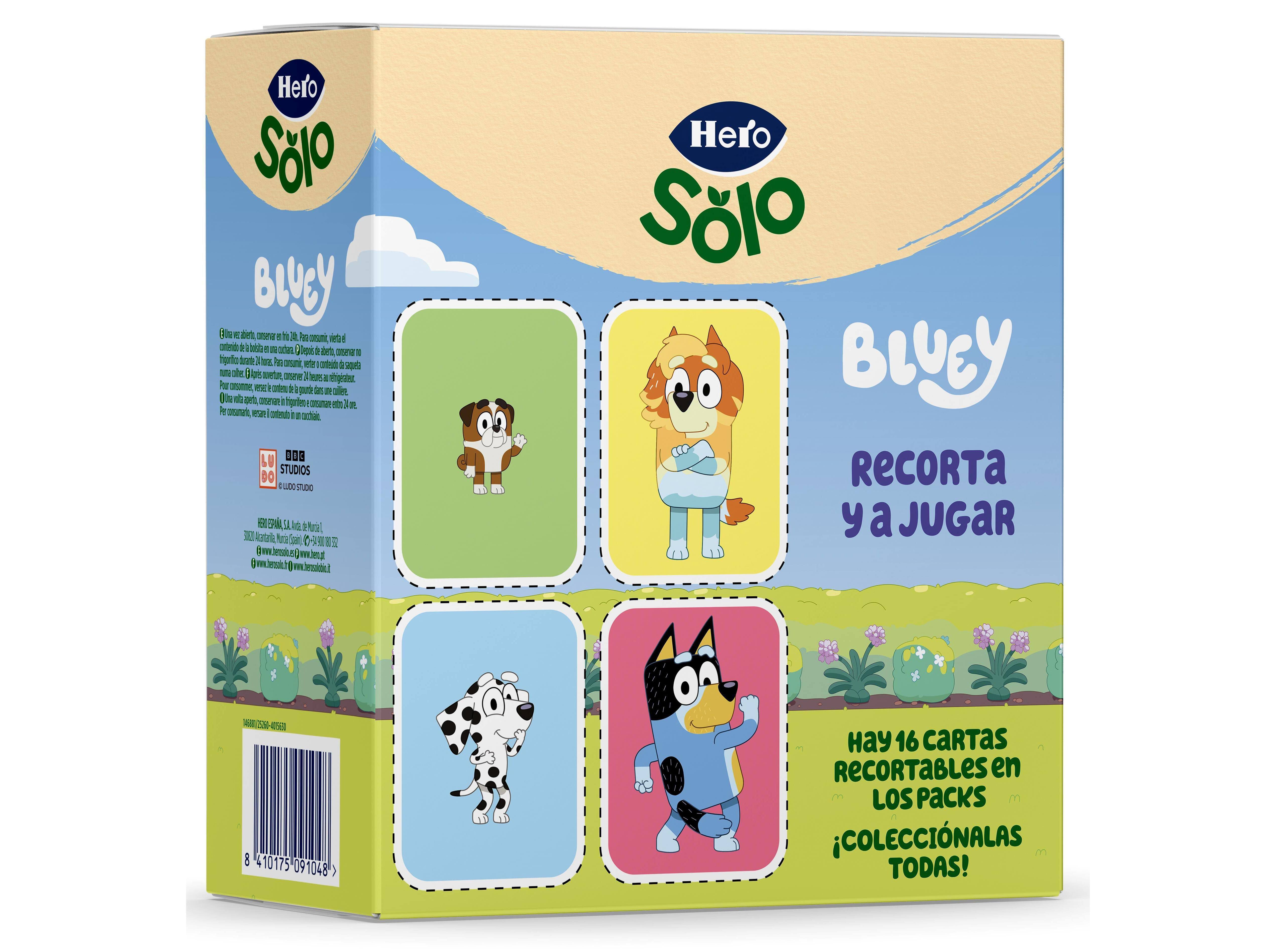 SAQUETA FRUTA HERO SOLO BLUEY MEDITERRANEO PACK 4X100G image number 1