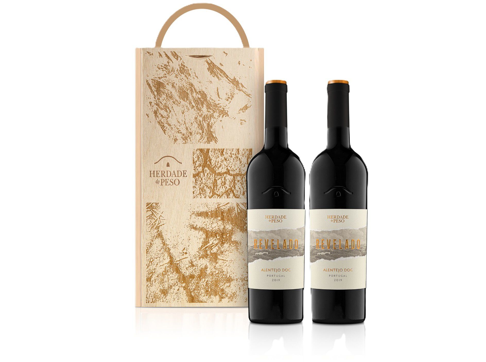 CONJUNTO VINHO HERDADE DO PESO REVELADO TINTO ALENTEJO 2X0.75L