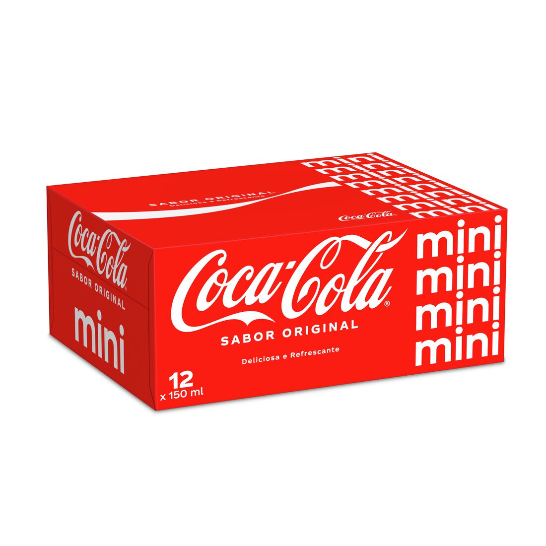 REFRIGERANTE COM G&Aacute;S COCA-COLA ORIGINAL LATA 12X0.15L image number 5