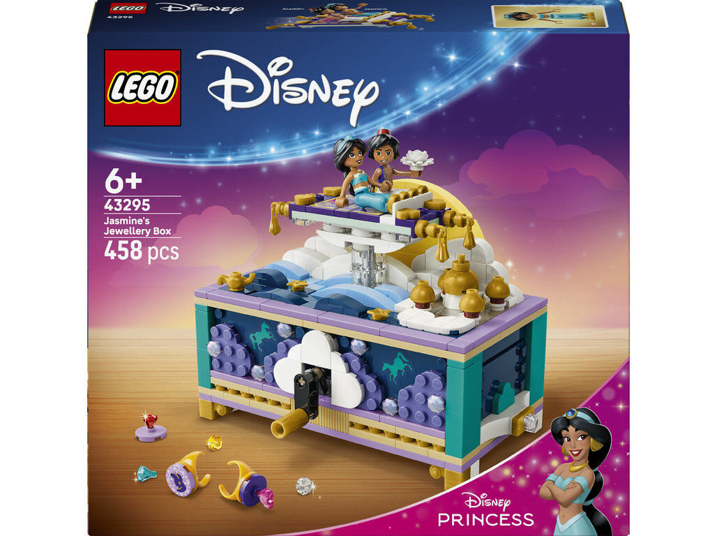 PORTA-JOIAS JASMINE LEGO DISNEY PRINCESS 43295