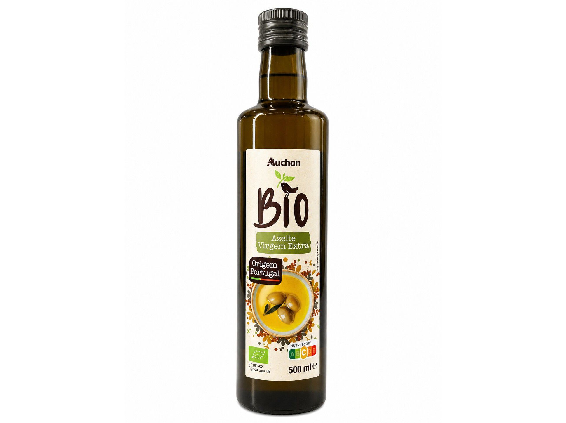 AZEITE AUCHAN BIO VIRGEM EXTRA 500ML
