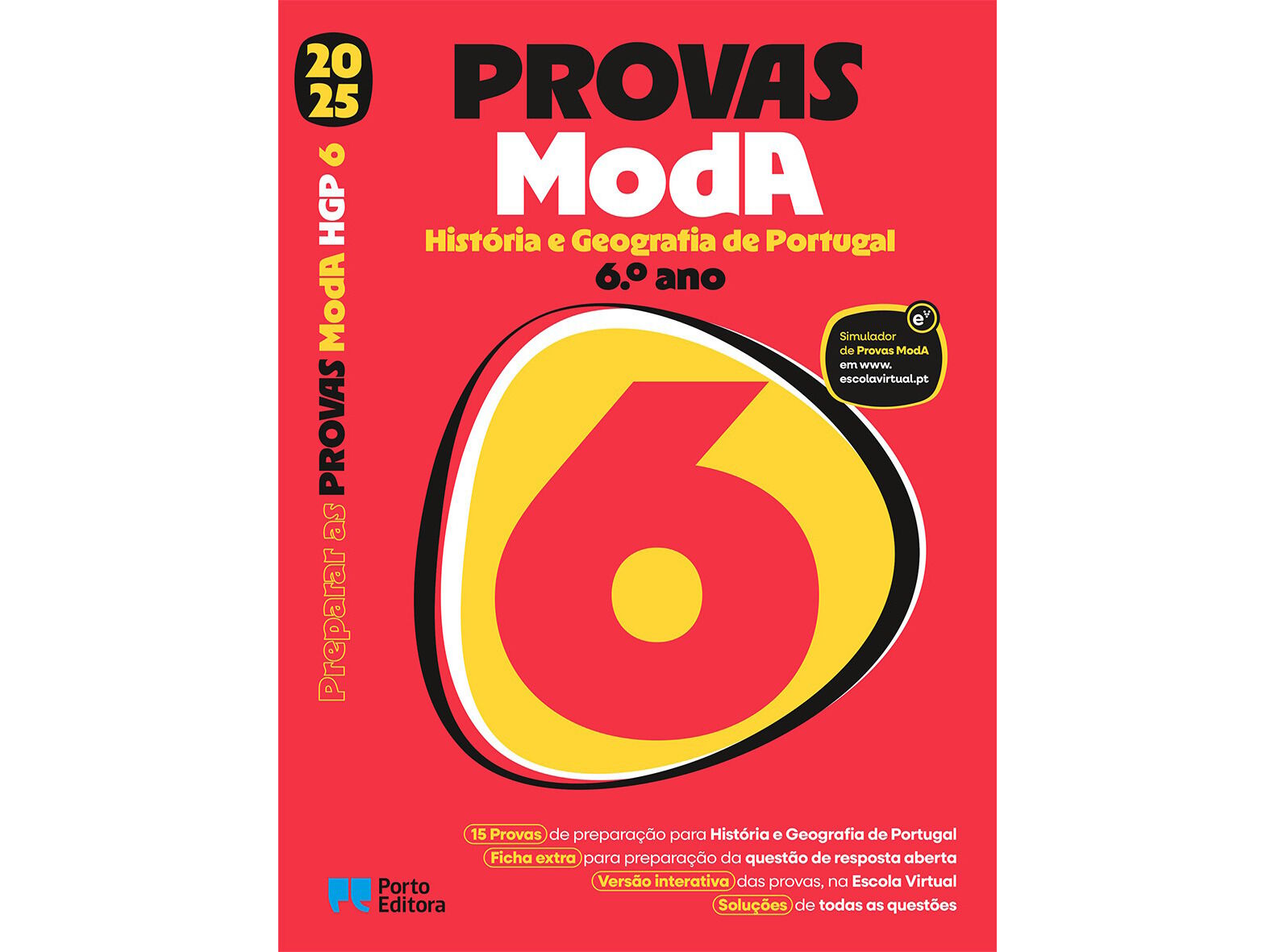 LIVRO PREPARAR AS PROVAS MODA 2025 HIST&Oacute;RIA E GEOG DE PORTUG image number 1