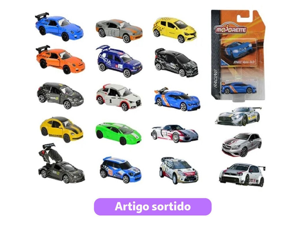CARRO RACING MAJORETTE 1:64 MODELOS SORTIDOS