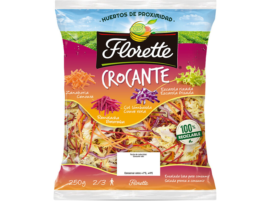 SALADA CROCANTE FLORETTE 250G image number 0