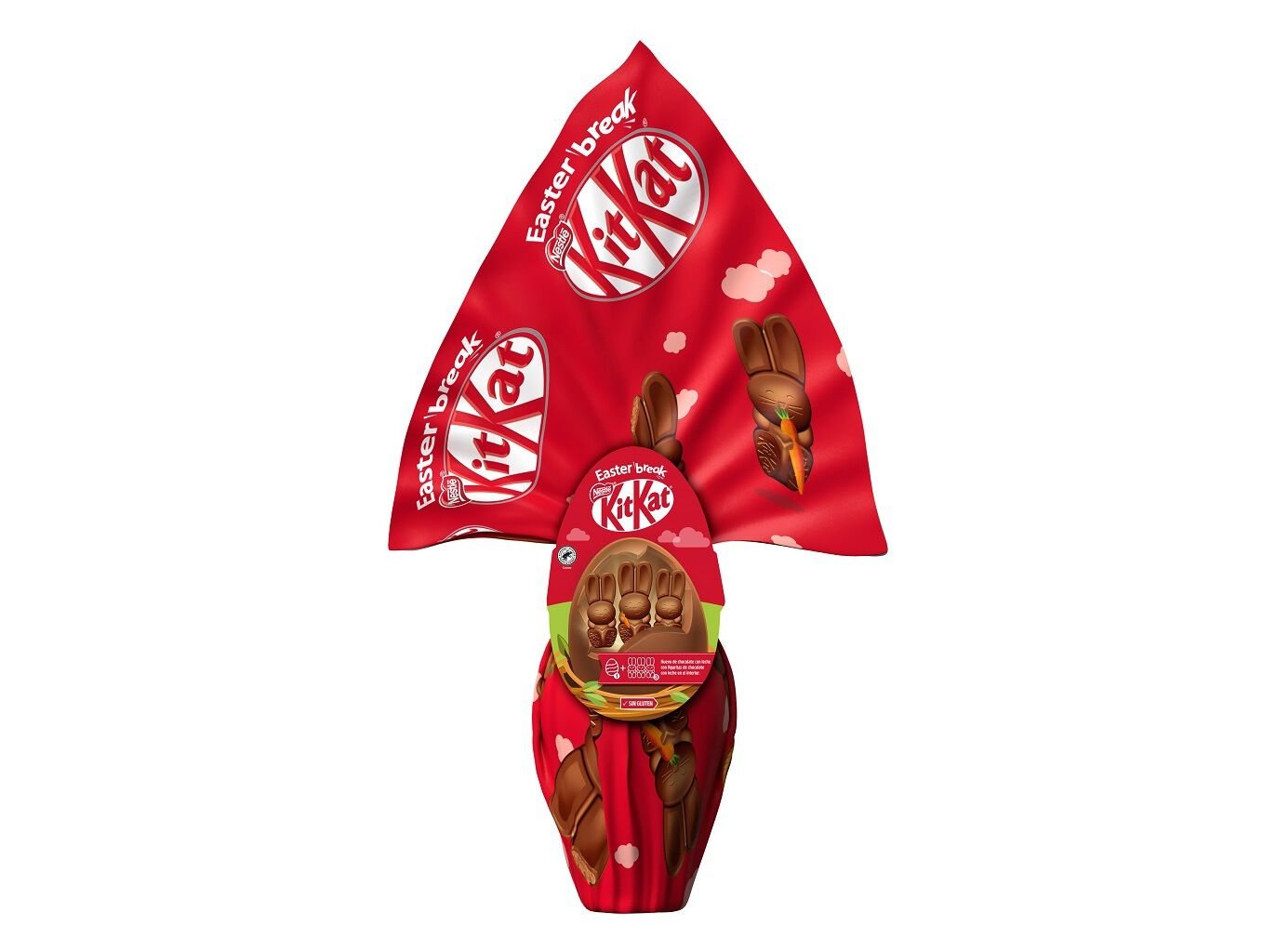 OVO KITKAT EGG MILK BUNNY 243G image number 0