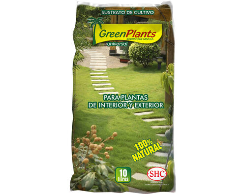 SUBSTRATO GREEN PLANTS UNIVERSAL 10L image number 0