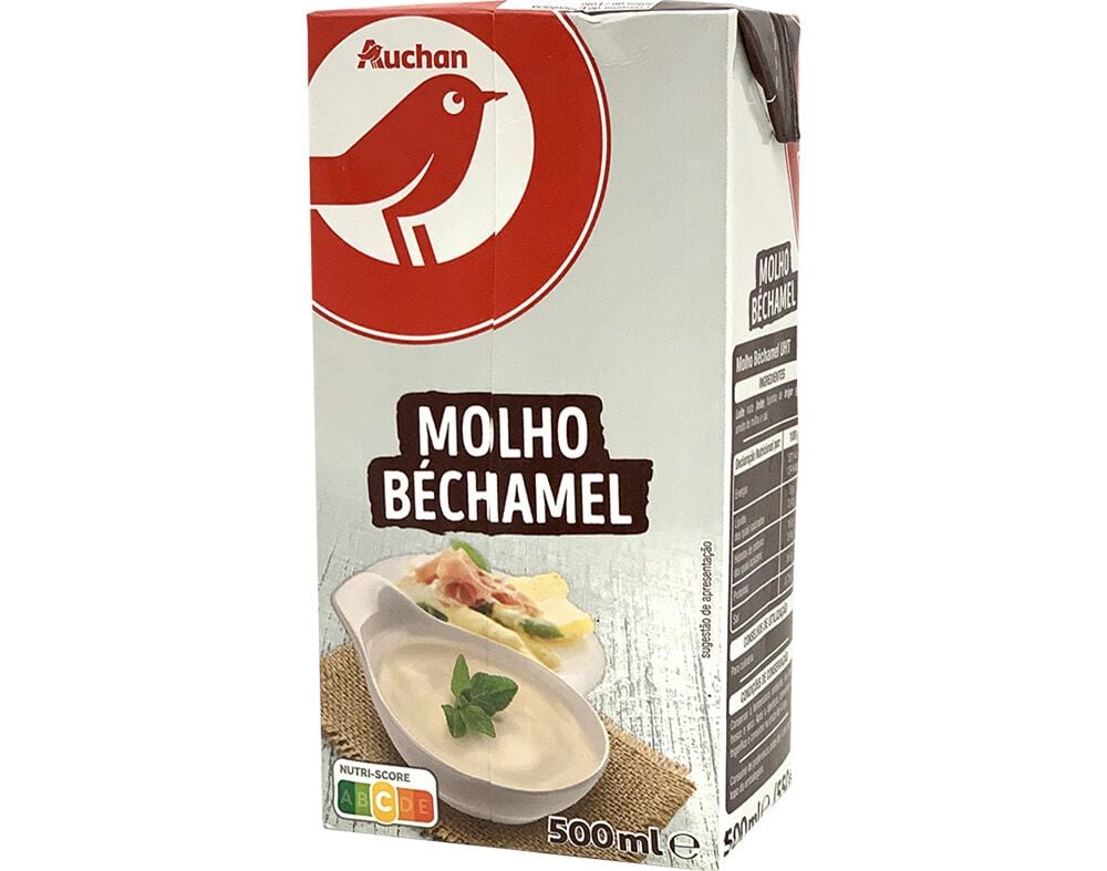 MOLHO AUCHAN B&Eacute;CHAMEL 500ML