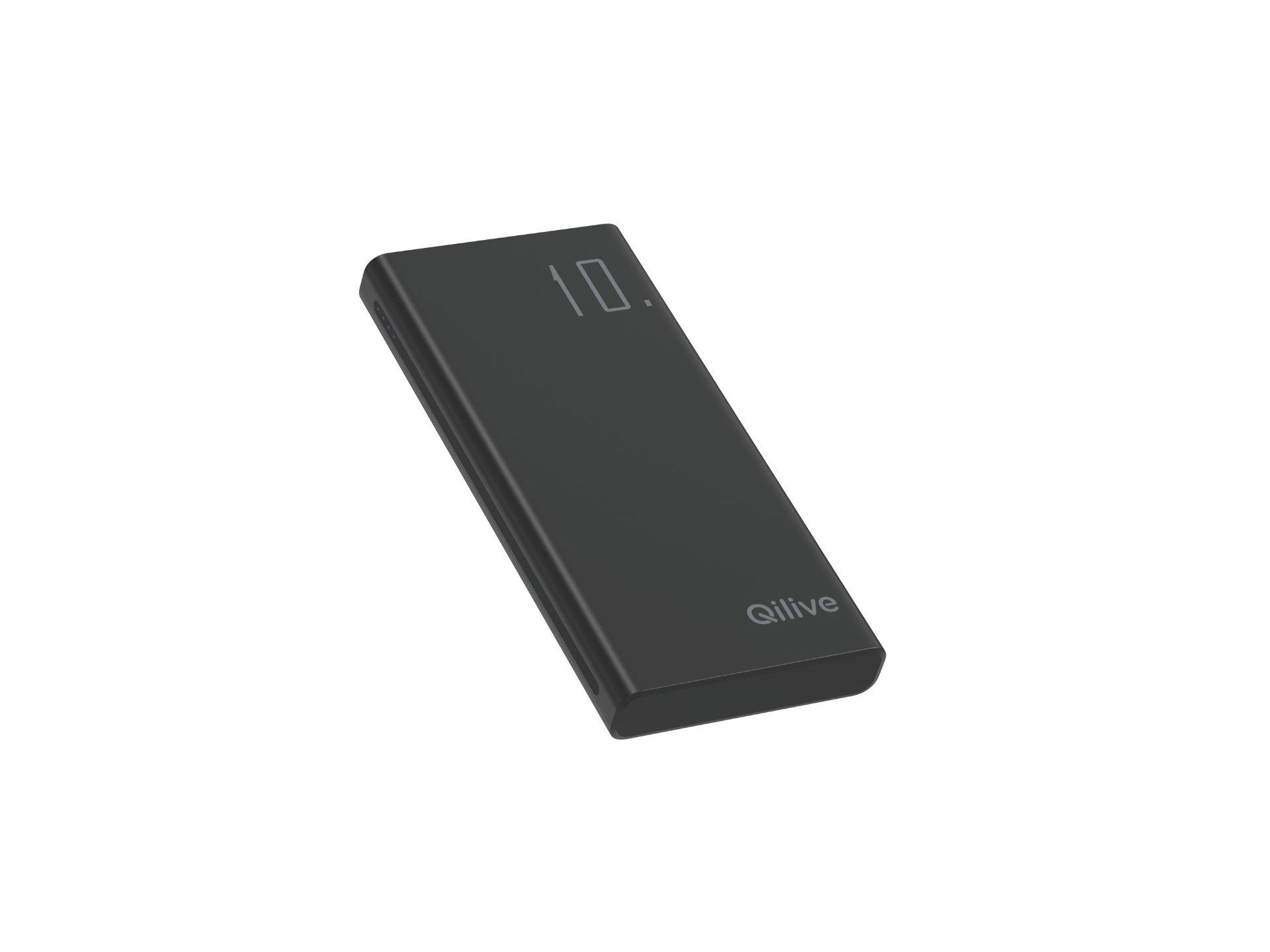 POWERBANK QILIVE 600183092 PRETO 10 000 MAH 15W