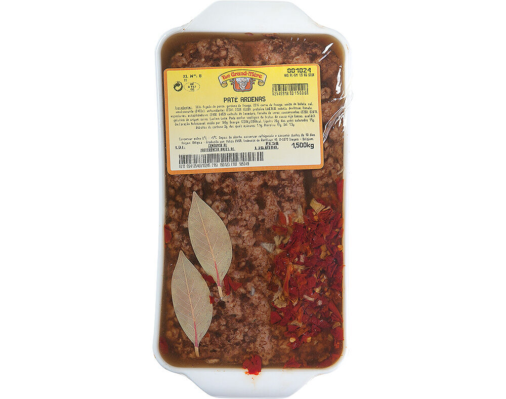 PAT&Ecirc; GRAND M&Egrave;RE ARDENAS E CAMPAGNE TERRINA KG