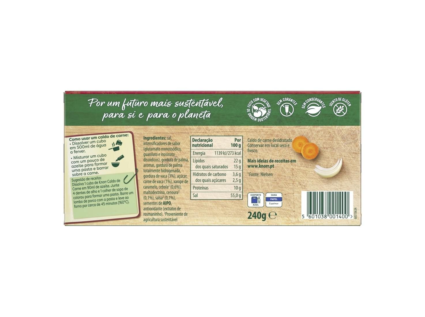 CALDO KNORR CARNE 24 CUBOS 240G image number 2