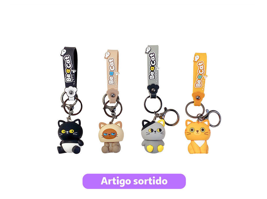 PORTA CHAVES MIMA HARD CAT SURPRISE MODELOS SORTIDOS image number 0
