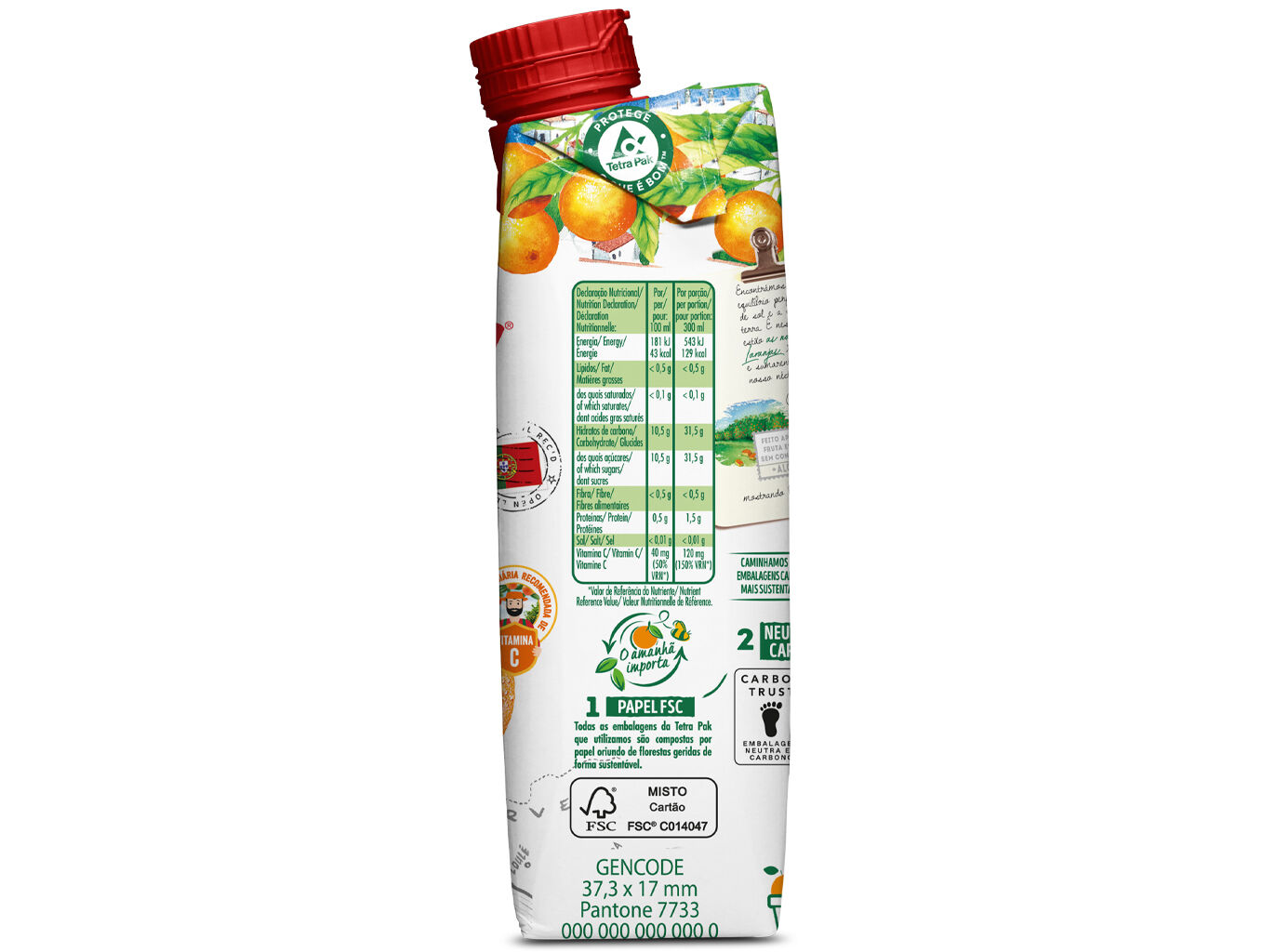 NECTAR COMPAL ORIGENS LARANJA ALGARVE 0.30L image number 1