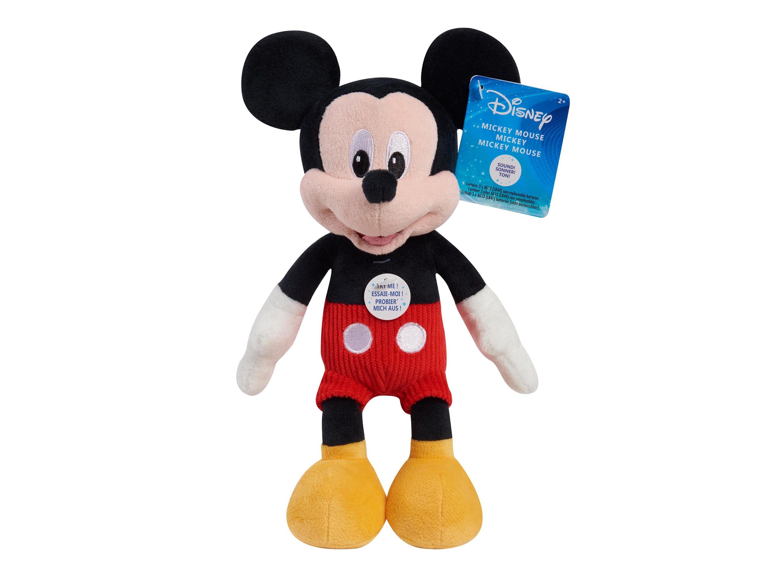 PELUCHE MICKEY MOUSE COM SOM MODELOS SORTIDOS image number 2