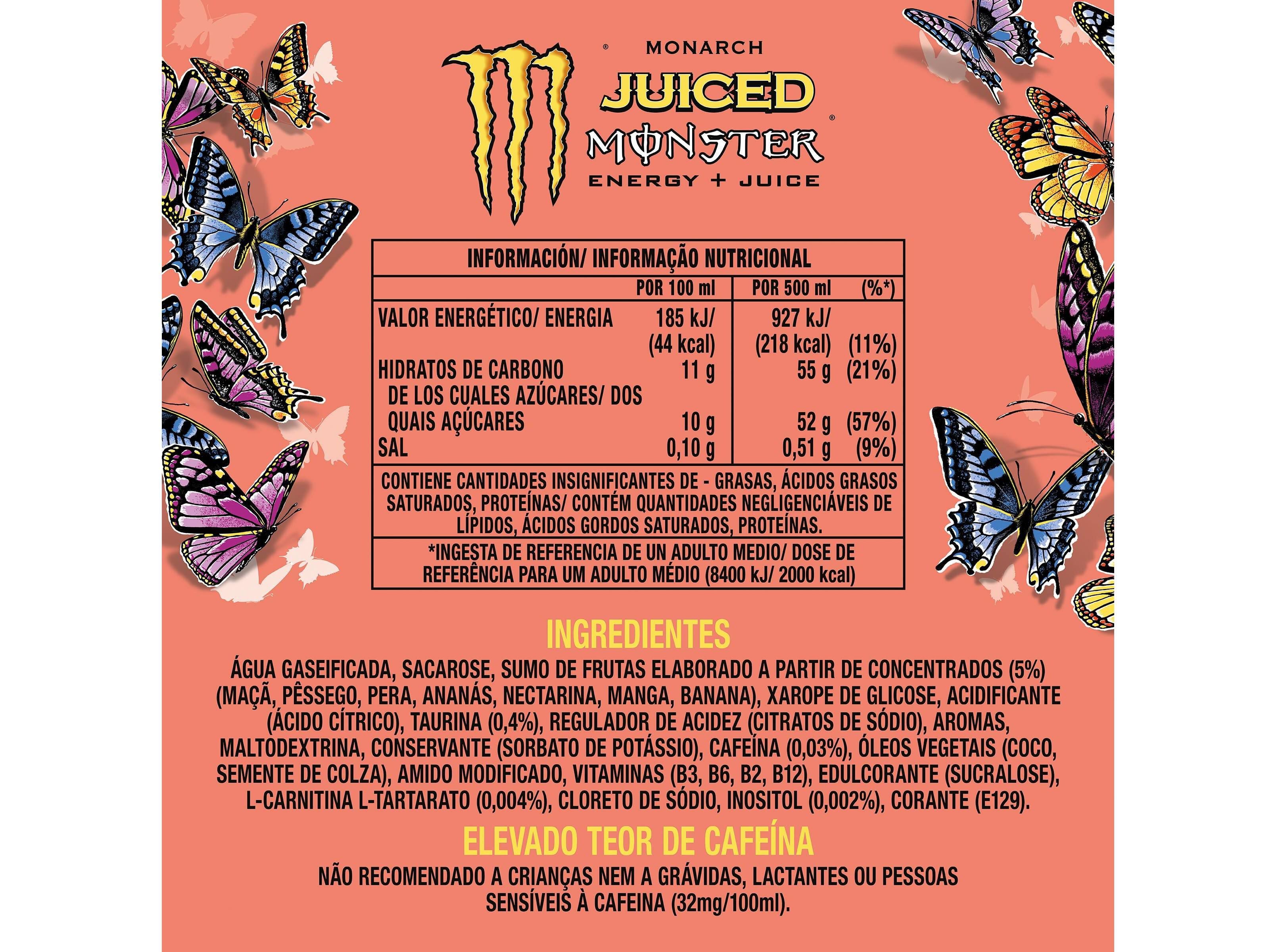 BEBIDA ENERGETICA MONSTER MONARCH 0.50L (SDR) image number 1