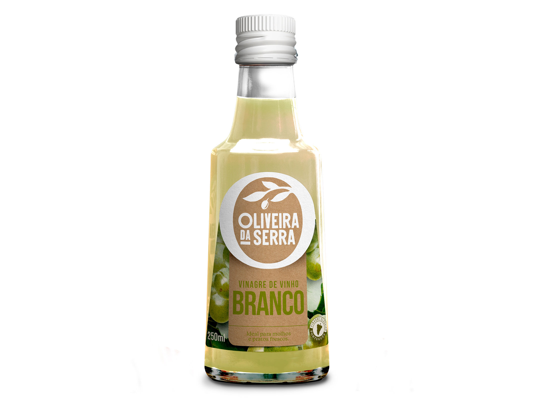 VINAGRE OLIVEIRA DA SERRA VINHO BRANCO ENVELHECIDO 0.25L