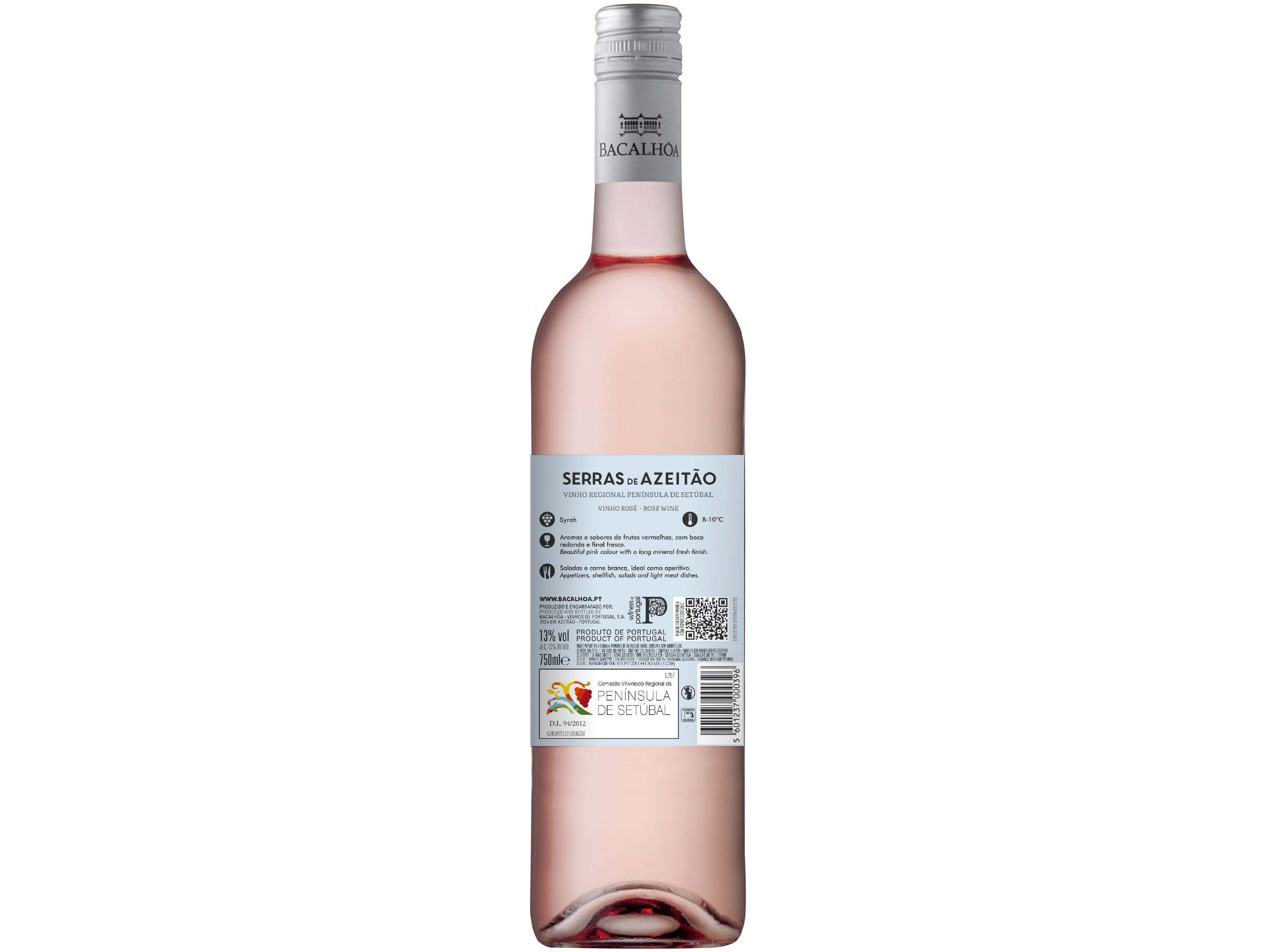 VINHO ROS&Eacute; SERRAS DE AZEIT&Atilde;O PEN&Iacute;NSULA SET&Uacute;BAL 0.75L image number 1