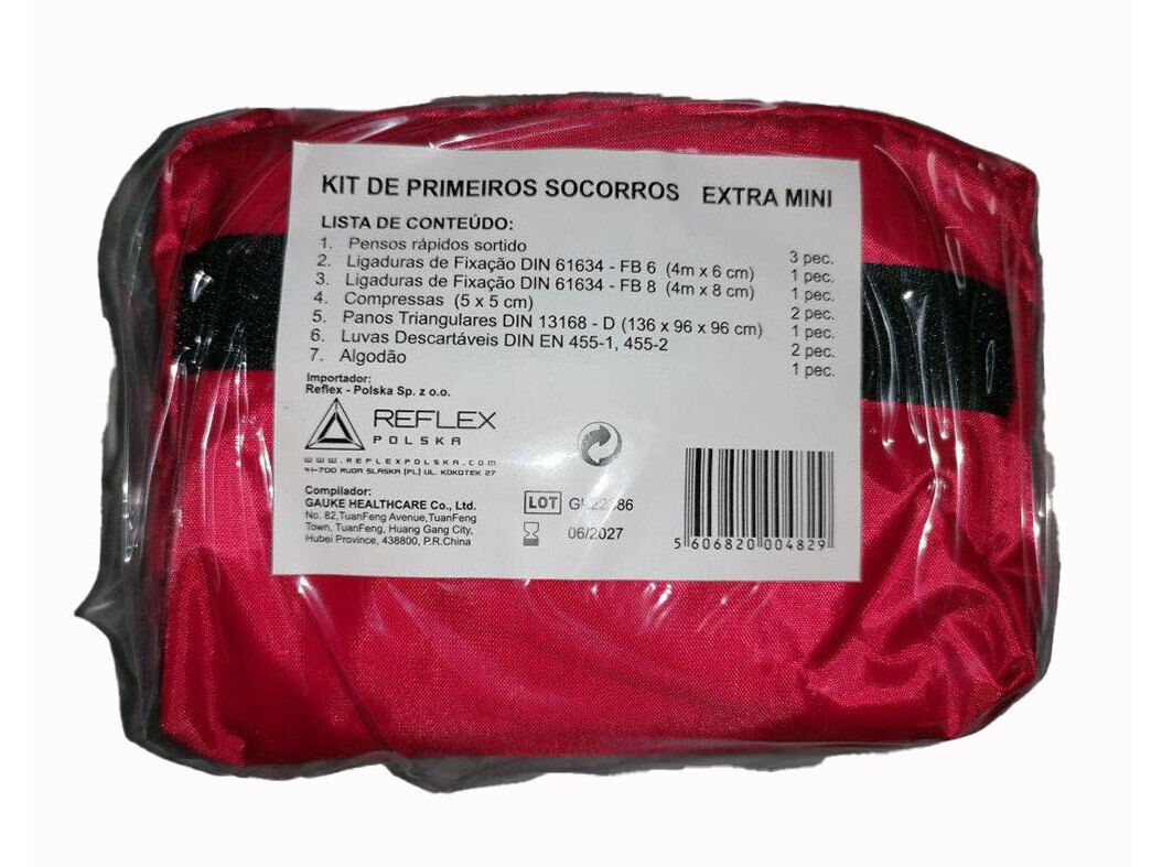 MALAS PRIMEIROS SOCORROS JFO VERMELHA 10CM image number 1