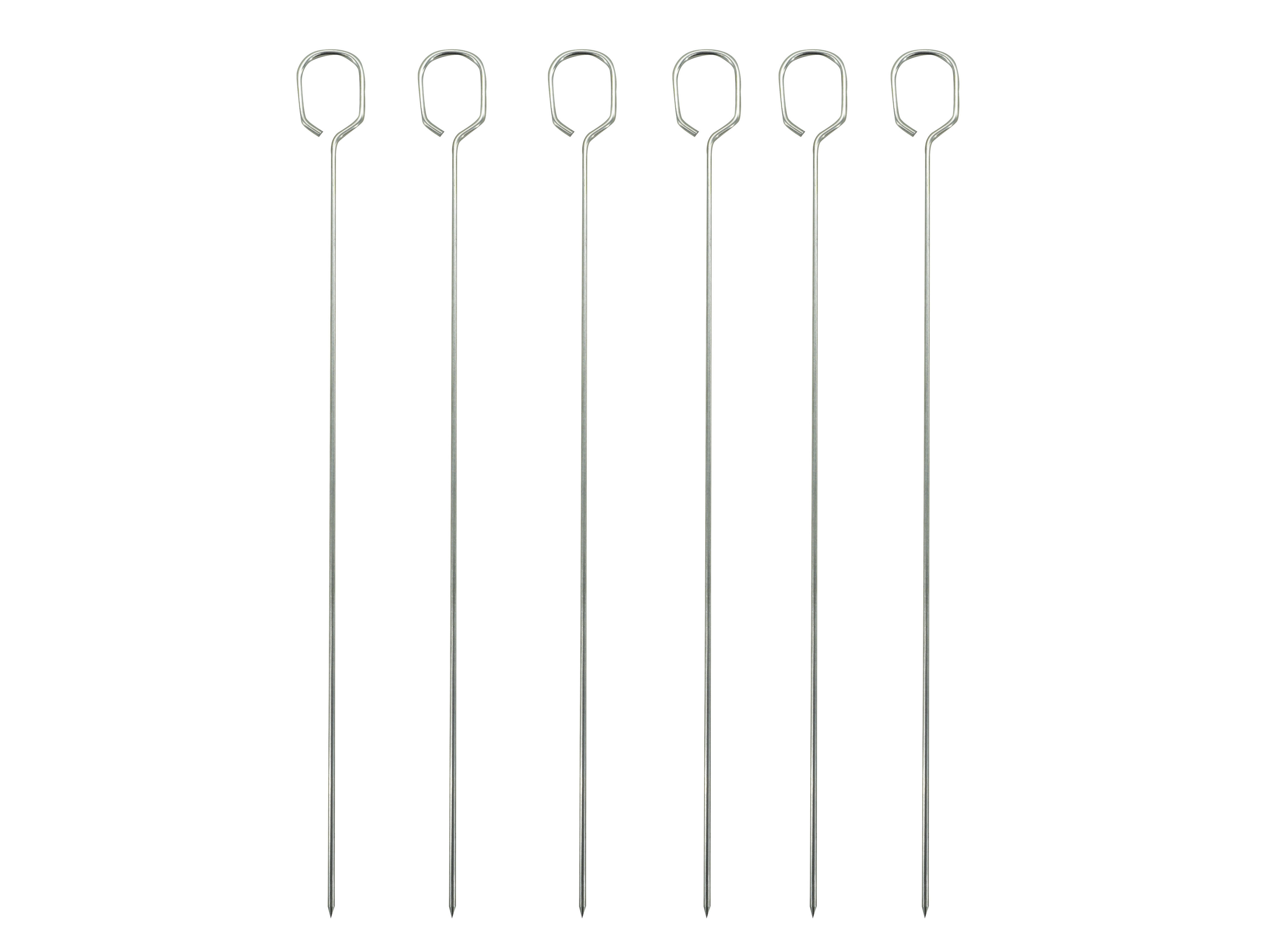 CONJUNTO 6 ESPETOS INOX 30CM ACTUEL image number 0