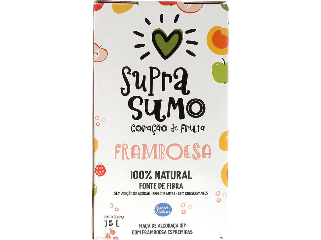 SUMO NATURAL MA&Ccedil;&Atilde; DE ALCOBA&Ccedil;A E FRAMBOESA 1.5L