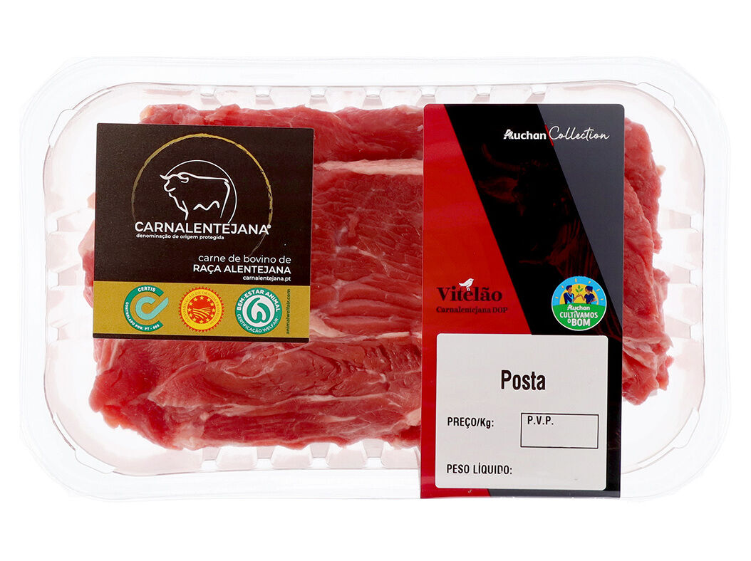 BIFE DO BEIJINHO VITEL&Atilde;O CARNALENTEJANA DOP AUCHAN CULTIVAMOS O BOM KG image number 0