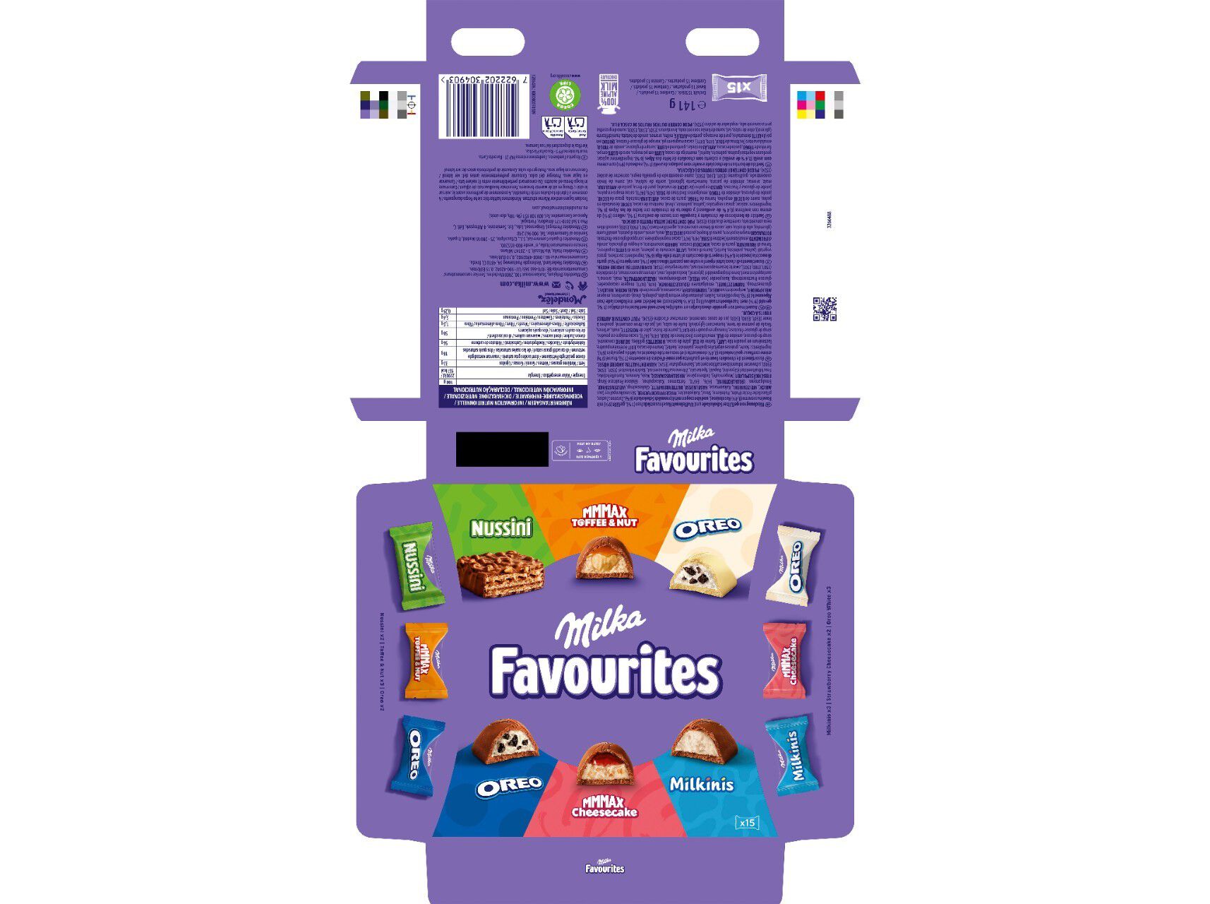 CHOCOLATES MILKA FAVOURITES 141G image number 1