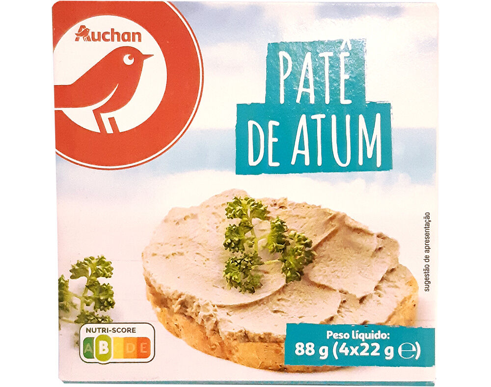 PAT&Ecirc; ATUM AUCHAN 4X22G image number 0