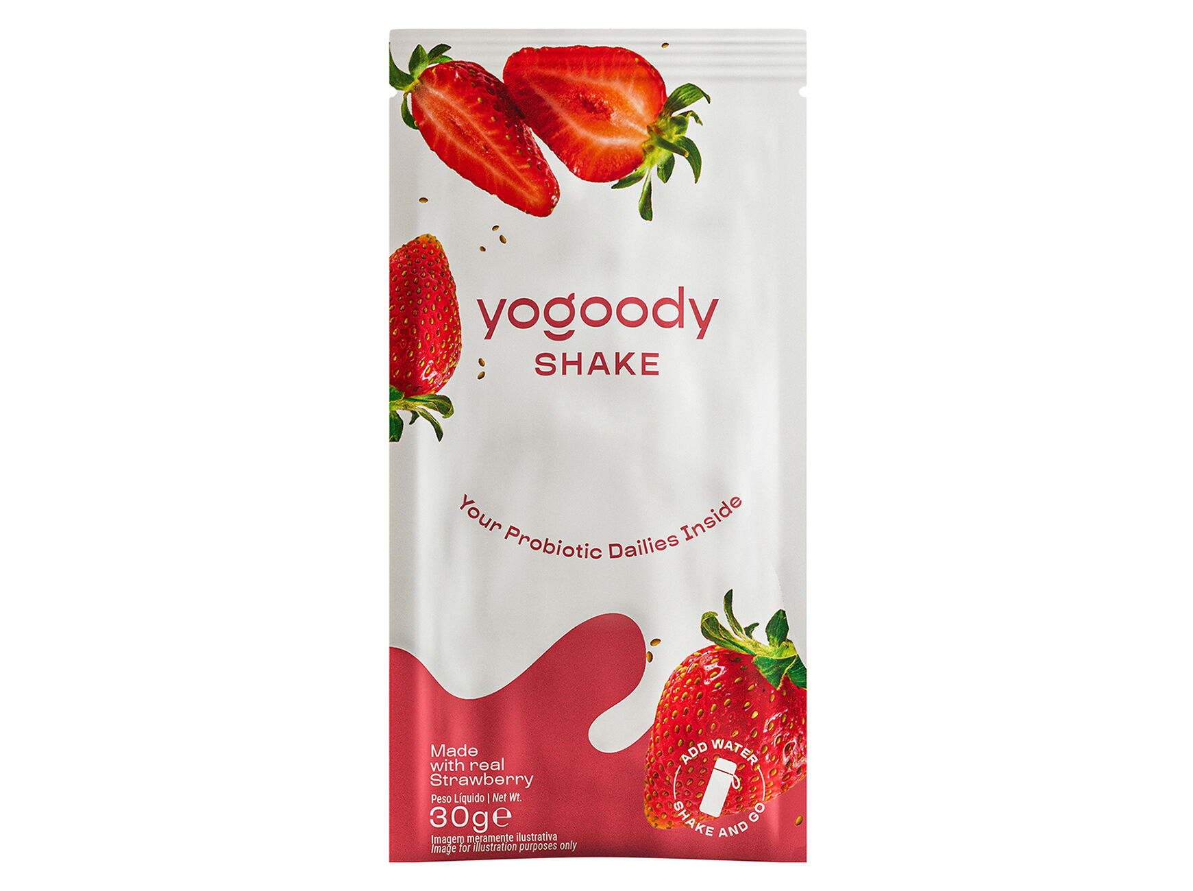PREPARADO PARA BATIDO YOGOODY MORANGO 30G