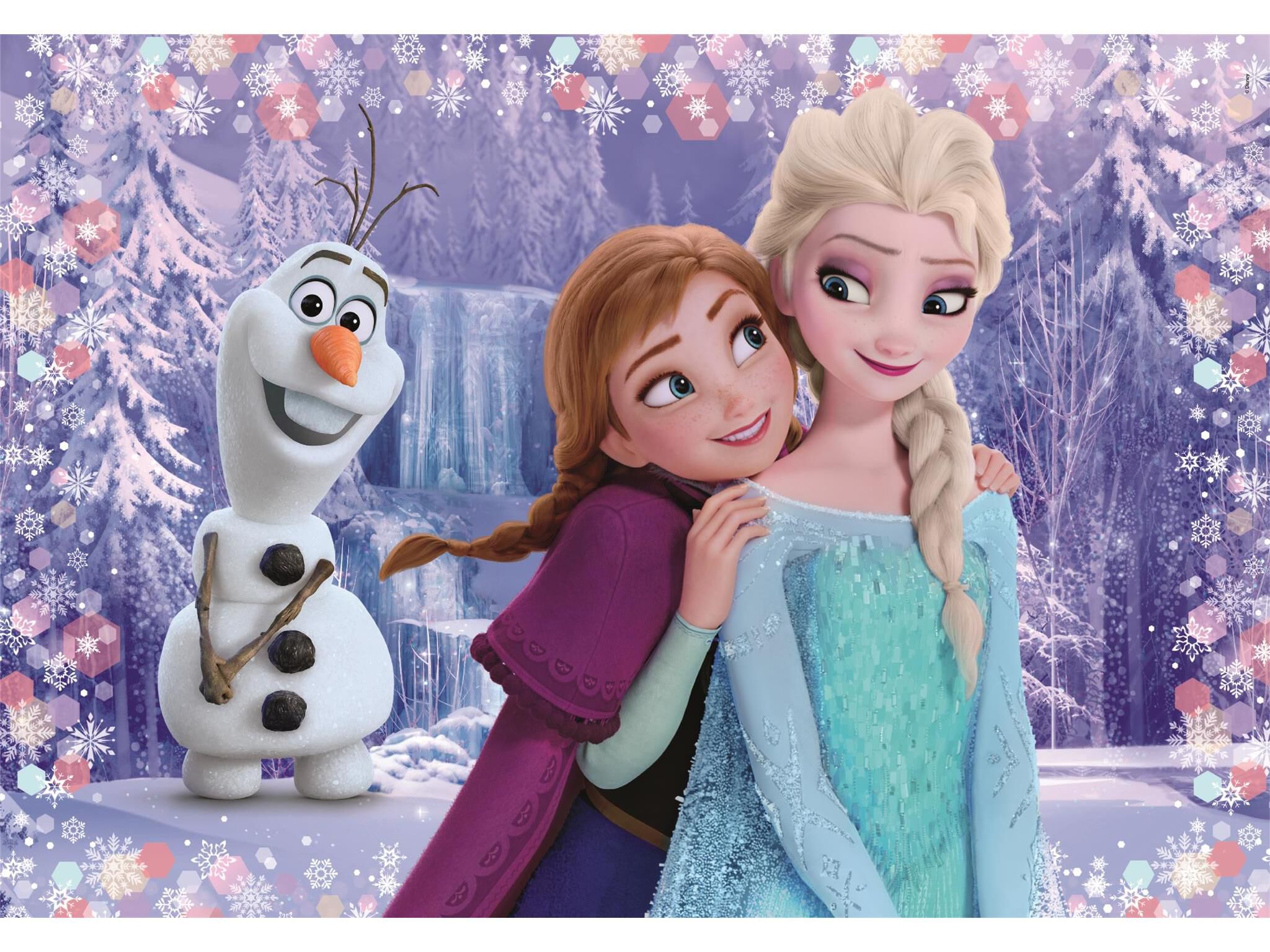 PUZZLE CLEMENTONI FROZEN 2X20 image number 1