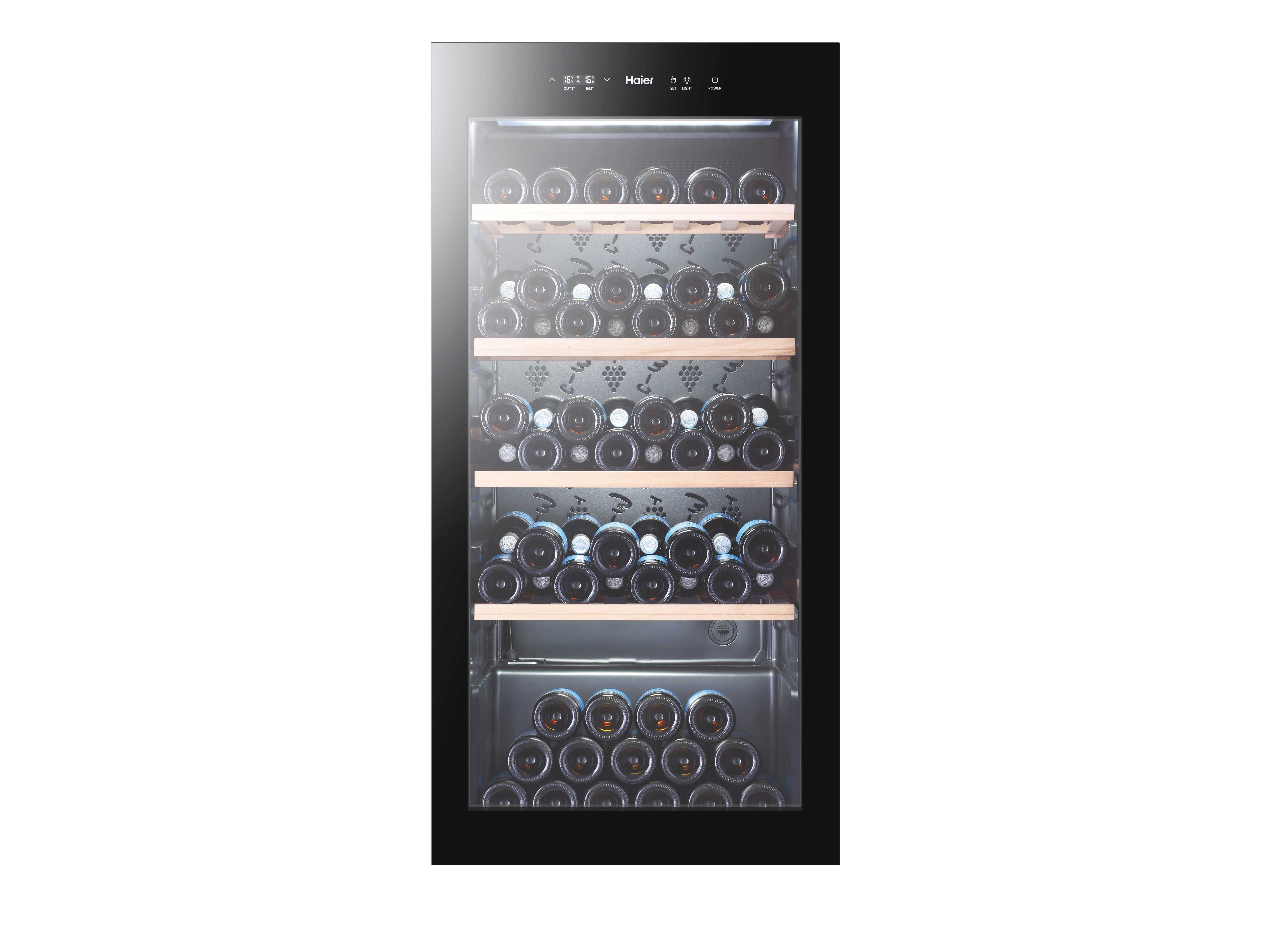 CAVE DE VINHOS HAIER WS105GA 105 GARRAFAS CINZA image number 0