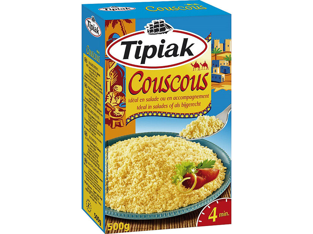 COUSCOUS TIPIAK PLAIN 500G image number 0