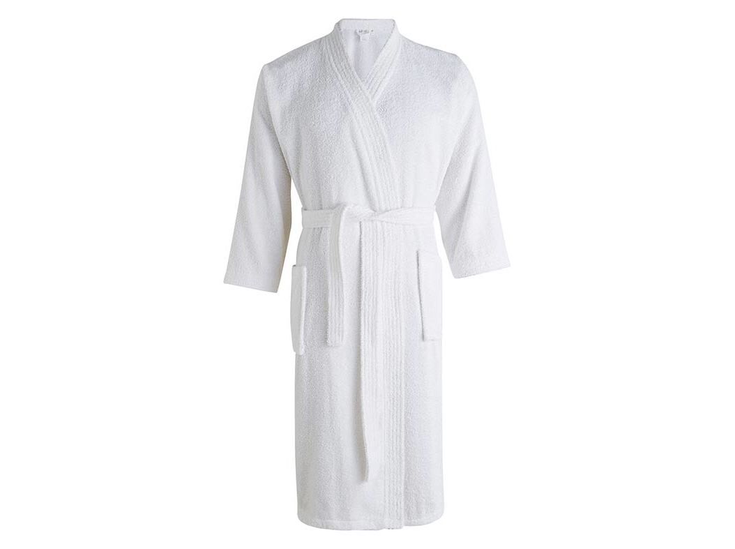 ROUP&Atilde;O DE BANHO AUCHAN 100% ALGOD&Atilde;O 300G/M2 BRANCO TAMANHO S-M image number 1