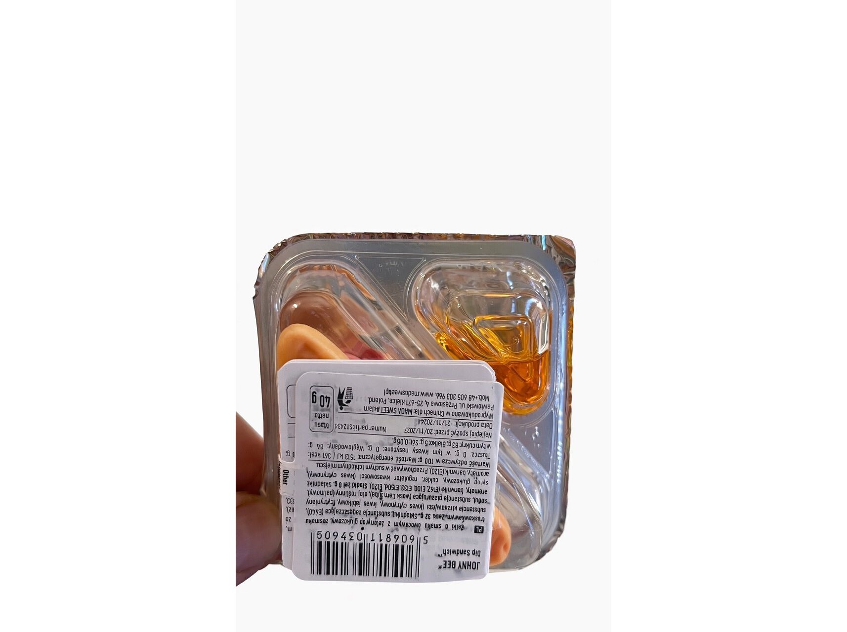 GOMAS JOHNY BEE DIP SANDWICH 40G image number 1