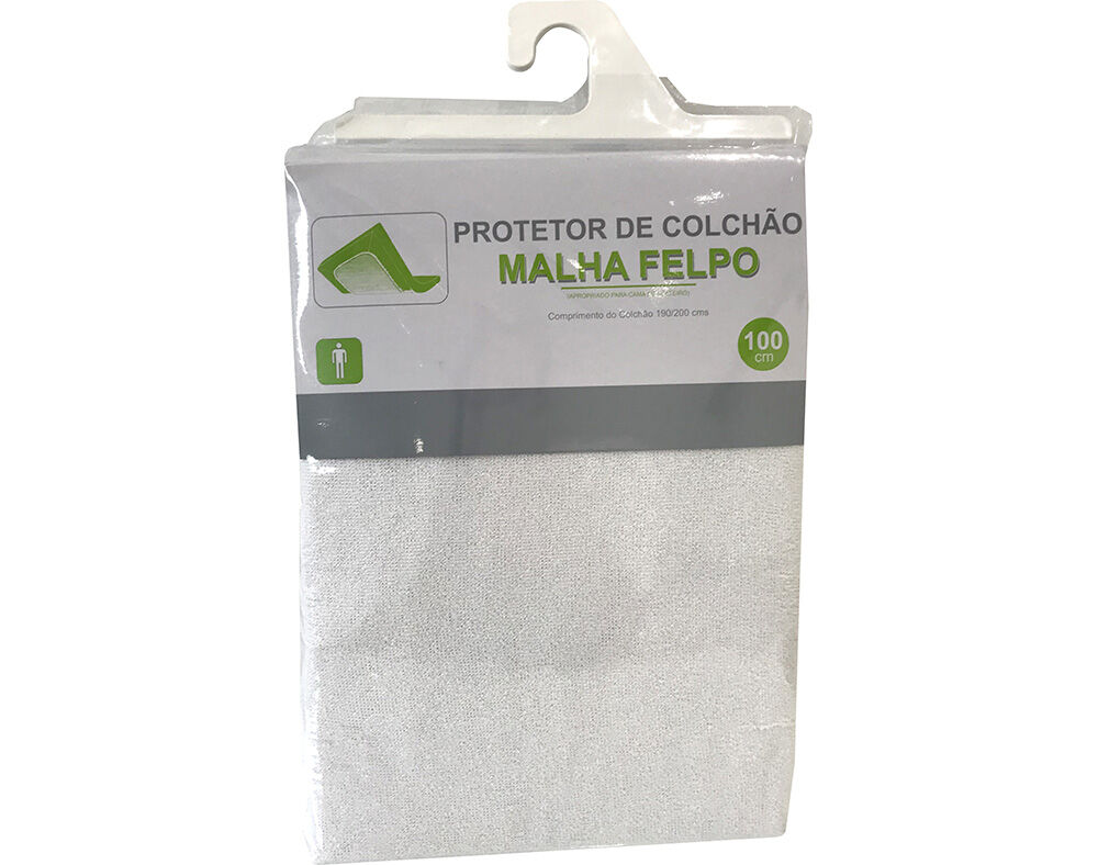 PROTETOR COLCH&Atilde;O FELPO 80%ALGOD&Atilde;O 20%POLIESTIESTER 100X200X25CM