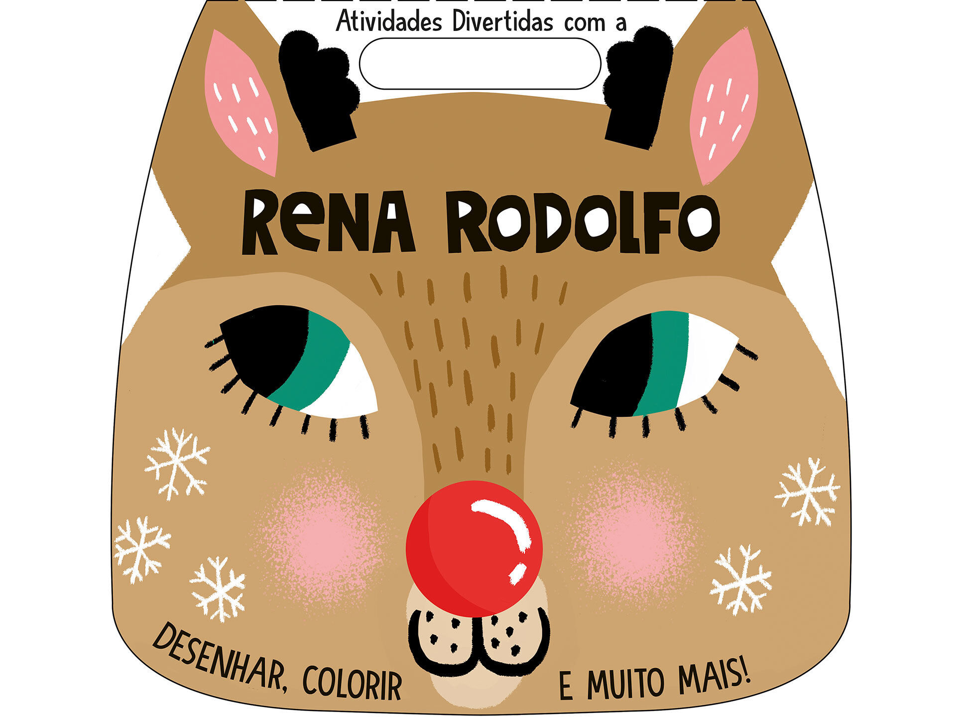 LIVRO ATIVIDADES DIVERTIDAS COM A RENA RODOLFO DE LUCIE AUSTIN image number 0
