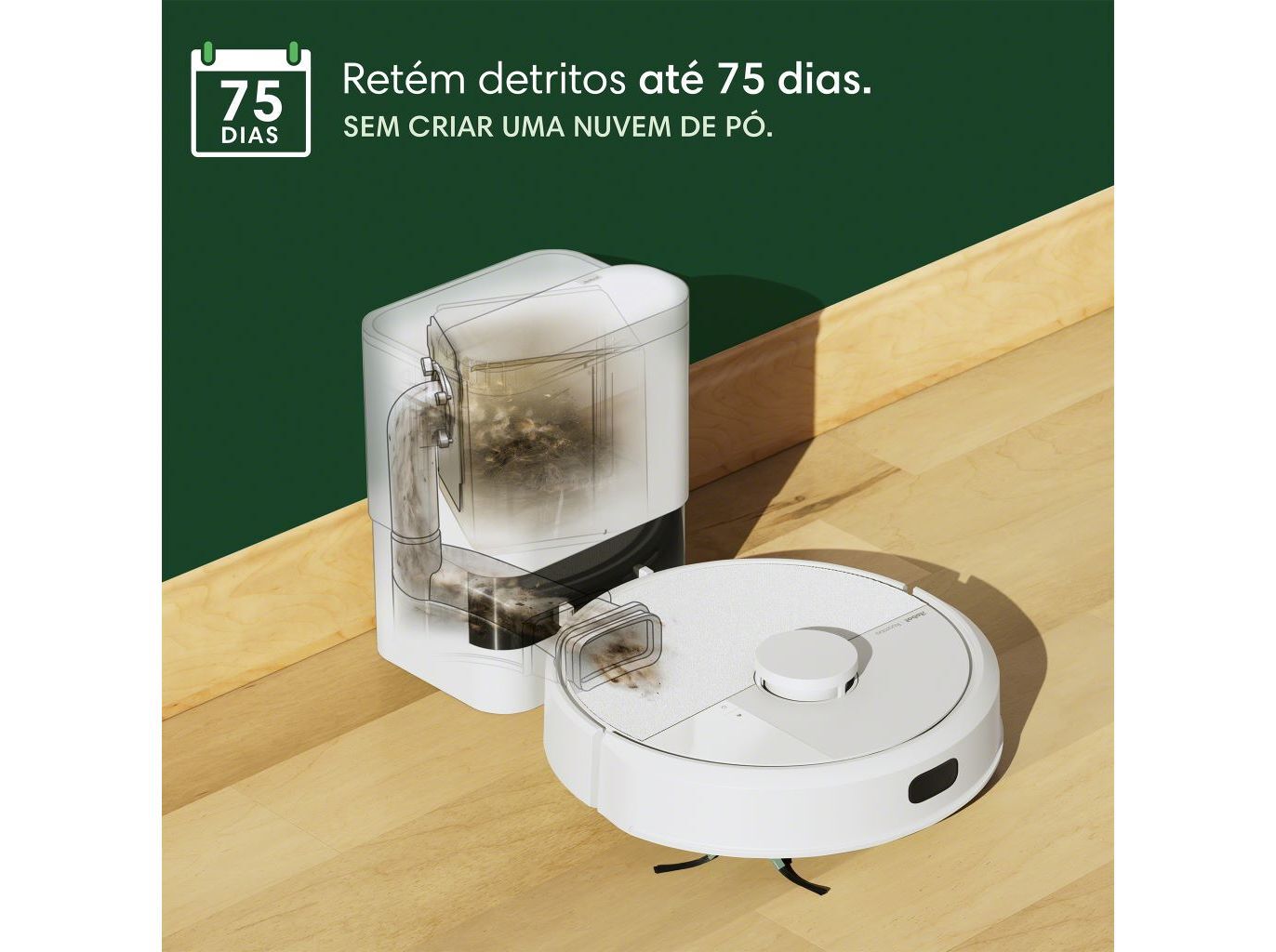 ASPIRADOR ROBOT IROBOT IRY351240 BRANCO 105AE image number 2