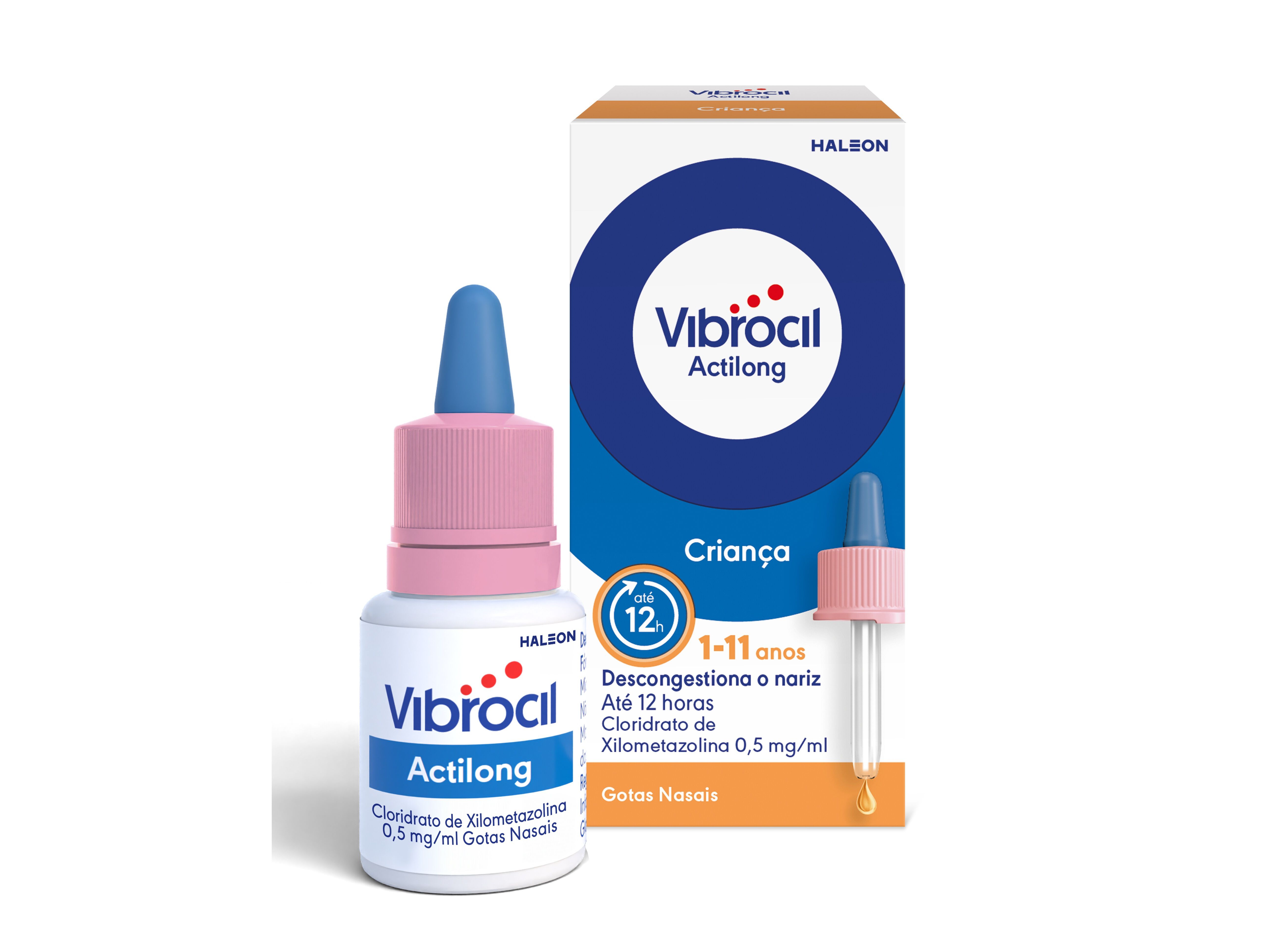 GOTAS VIBROCIL NASAIS ACTILONG CRIAN&Ccedil;A 0.5MG/ML 10ML