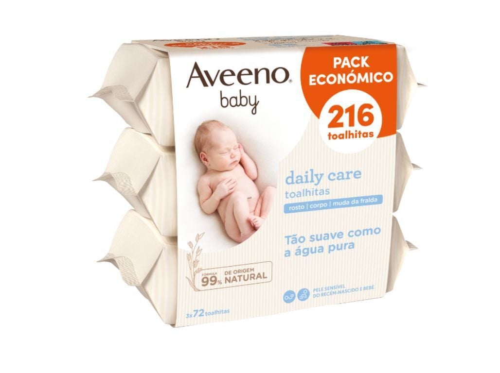 TOALHITAS AVEENO BABY 3X72 UNITS EMBALAGEM LEVE 3 PAGUE 2 image number 0