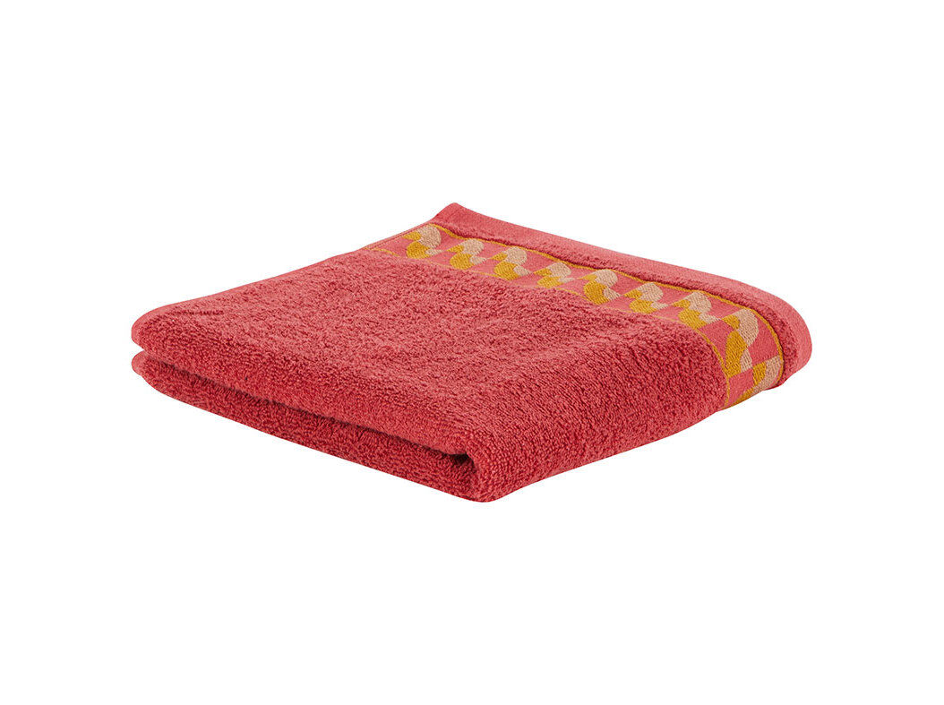 LEN&Ccedil;OL DE BANHO BARRA ACTUEL VERMELHO 450G 100X150CM image number 0