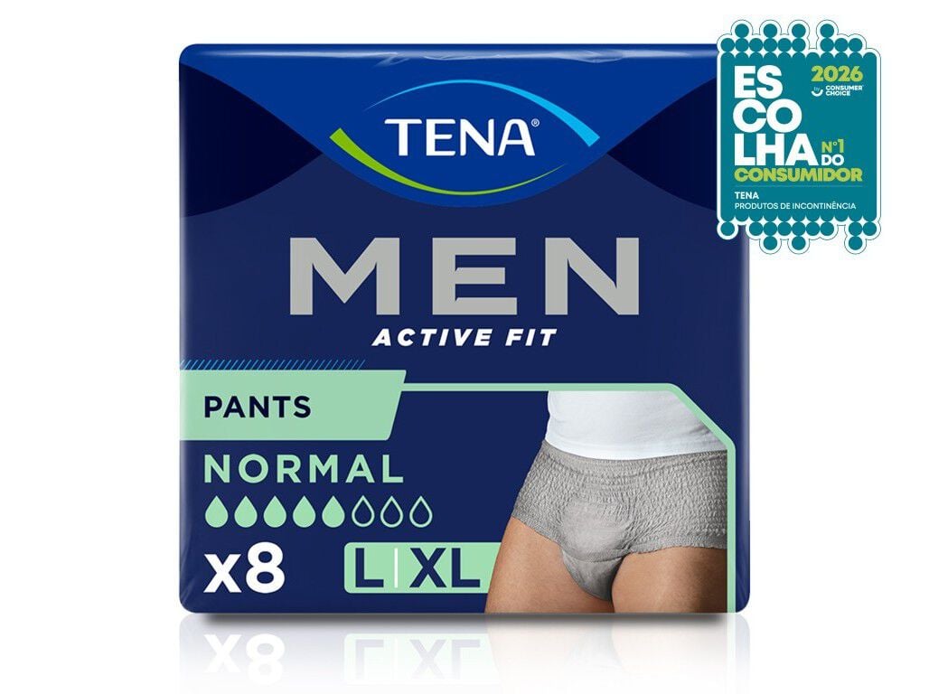 CUECAS INCONTIN&Ecirc;NCIA TENA CINZENTA L/XL 8UN image number 0