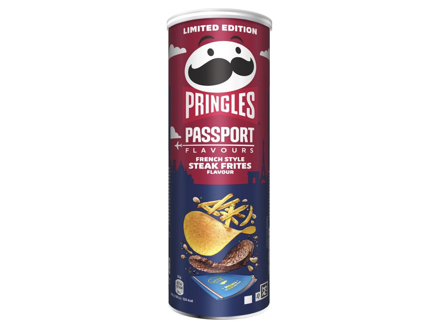 Batatas Fritas Sabores Pringles Bife 165 g