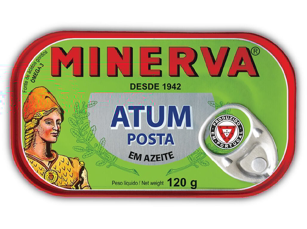 ATUM MINERVA POSTA AZEITE 120G
