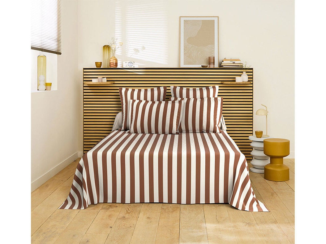 JOGO CAMA ACTUEL POLI REC MILKY 160X280CM