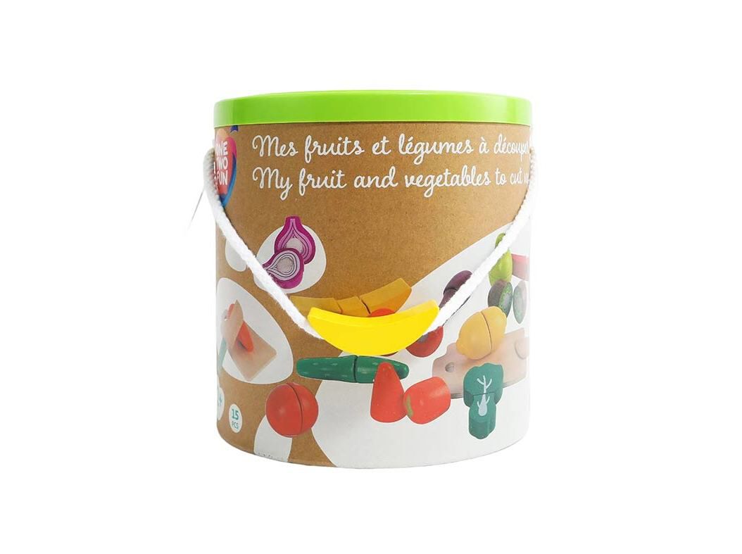 BALDE DE ALIMENTOS ONE TWO FUN EM MADEIRA